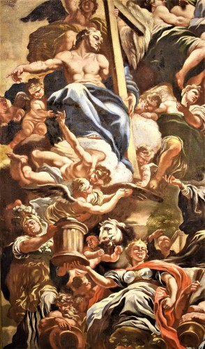 Le triomphe du Christianisme - Francesco Solimena (1657-1747) atelier - Louis XIV